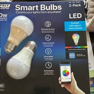 Feit Electric LED Smart Bulbs - 60W
Two bulbs